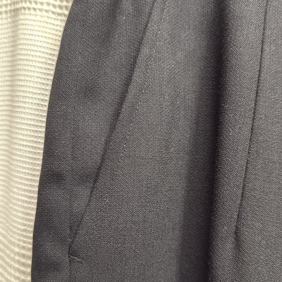 Talbots Vintage wool pants Italian wool SZ 14 high waisted trouser wide leg work - Picture 3 of 7